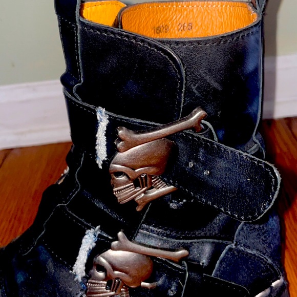 Skull Biker Punk boots - Picture 2 of 5